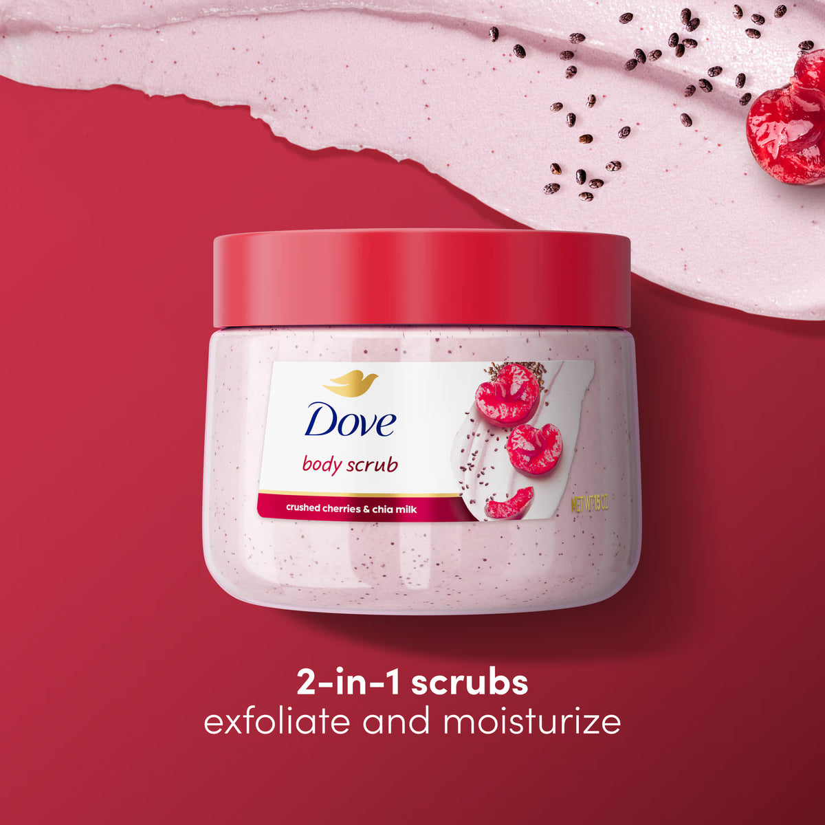 Crushed Cherries & Chia Milk - Scrub