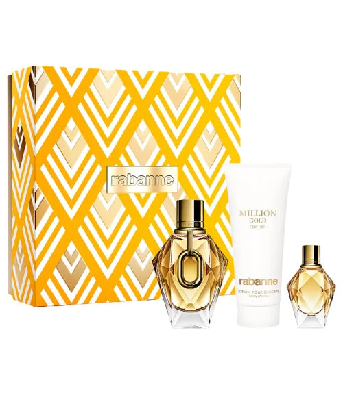 Lady Million Gold - Estuche Set 3 Piezas