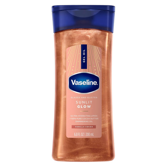 Vaseline Glazed and Glisten Sunlit Glow Body Gel Oil Shimmering - Aceite Corporal