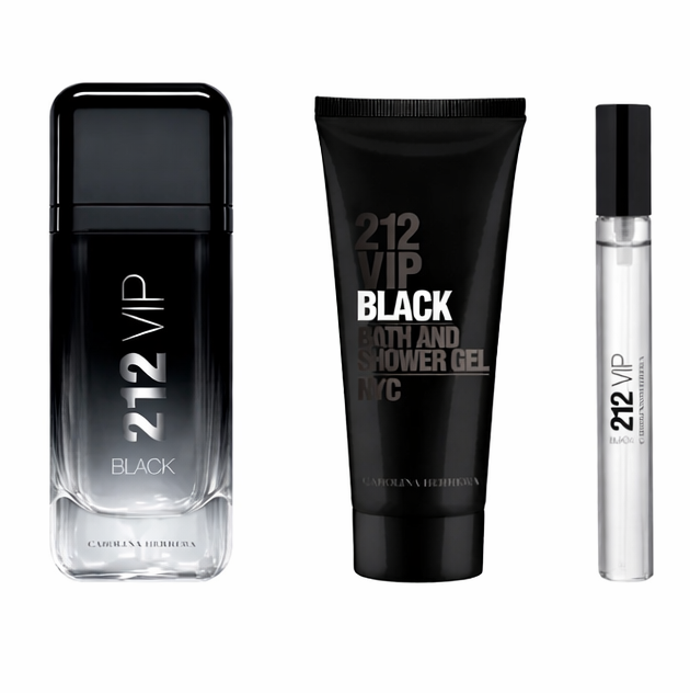 212 VIP Black - Set Estuche 3 Piezas