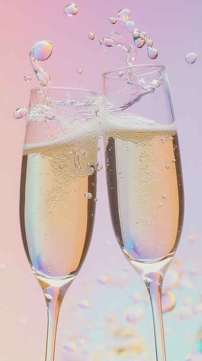 Champagne Toast - Splash
