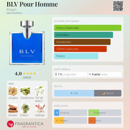 BLV Pour Homme - Hombre