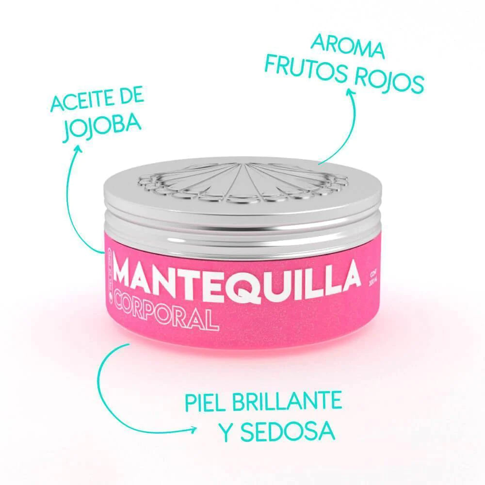 Mantequilla Corporal de Frutos Rojos