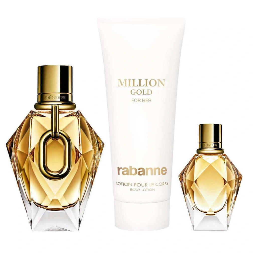 Lady Million Gold - Estuche Set 3 Piezas