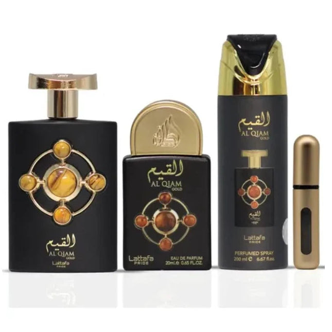 Al Qiam Gold Set Estuche 4 Piezas