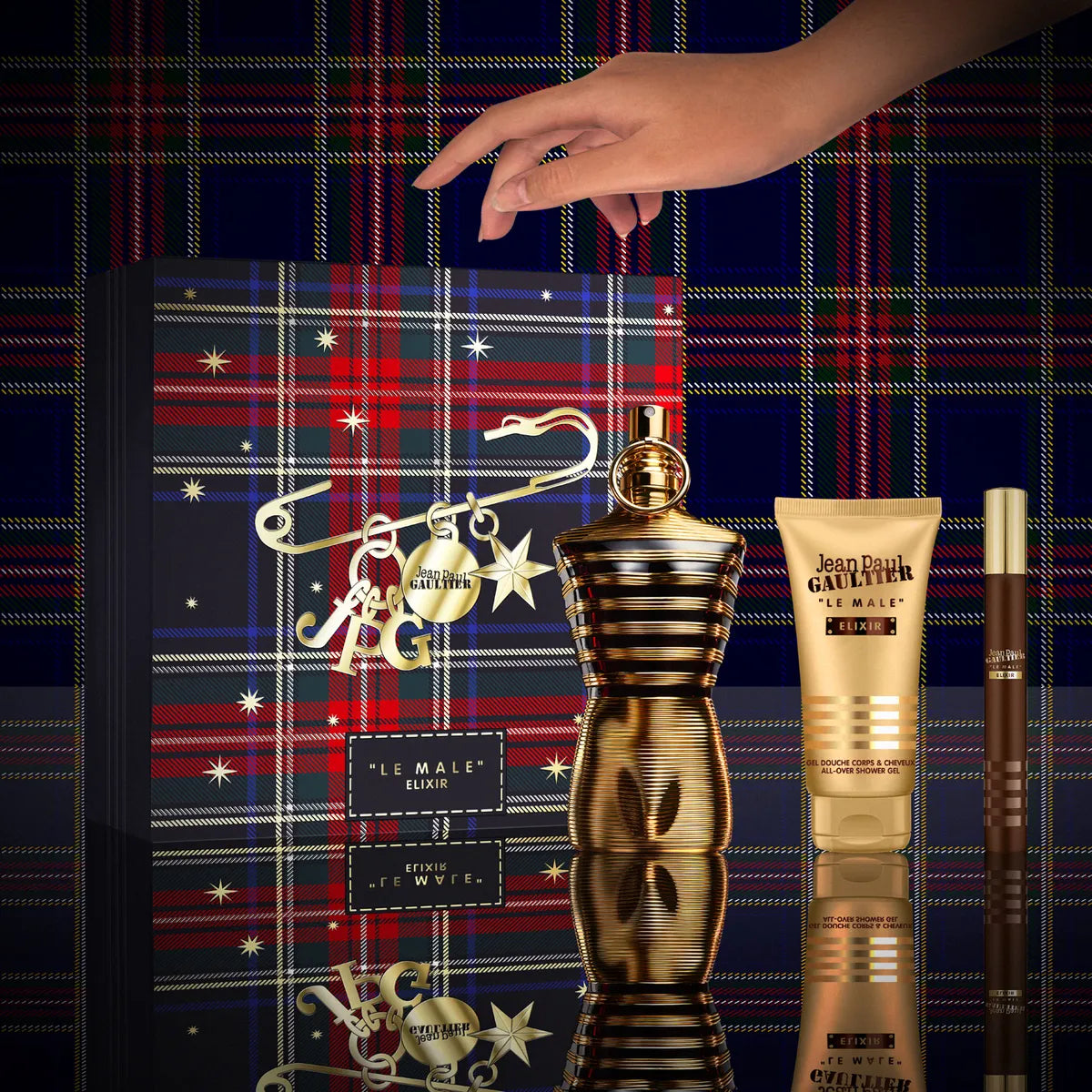 Le Male Elixir - Set Estuche 3 Piezas